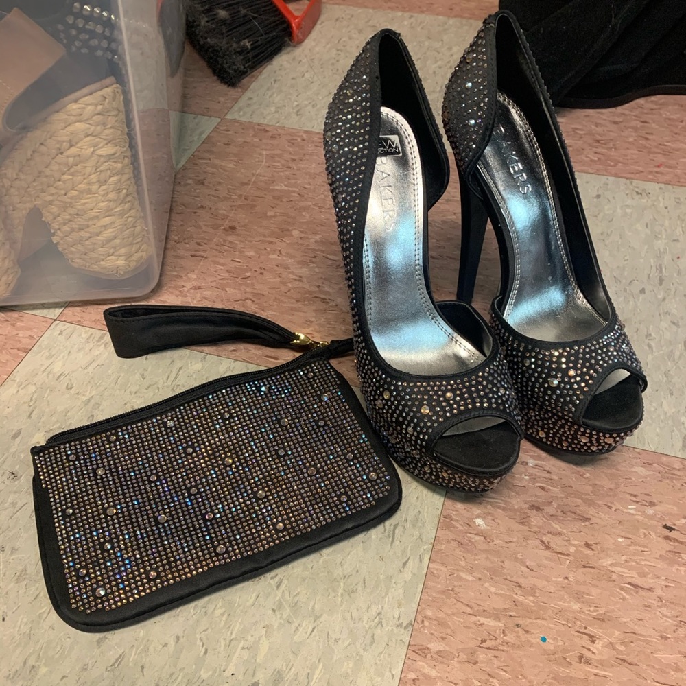 Bakers High Heels sequin/studded